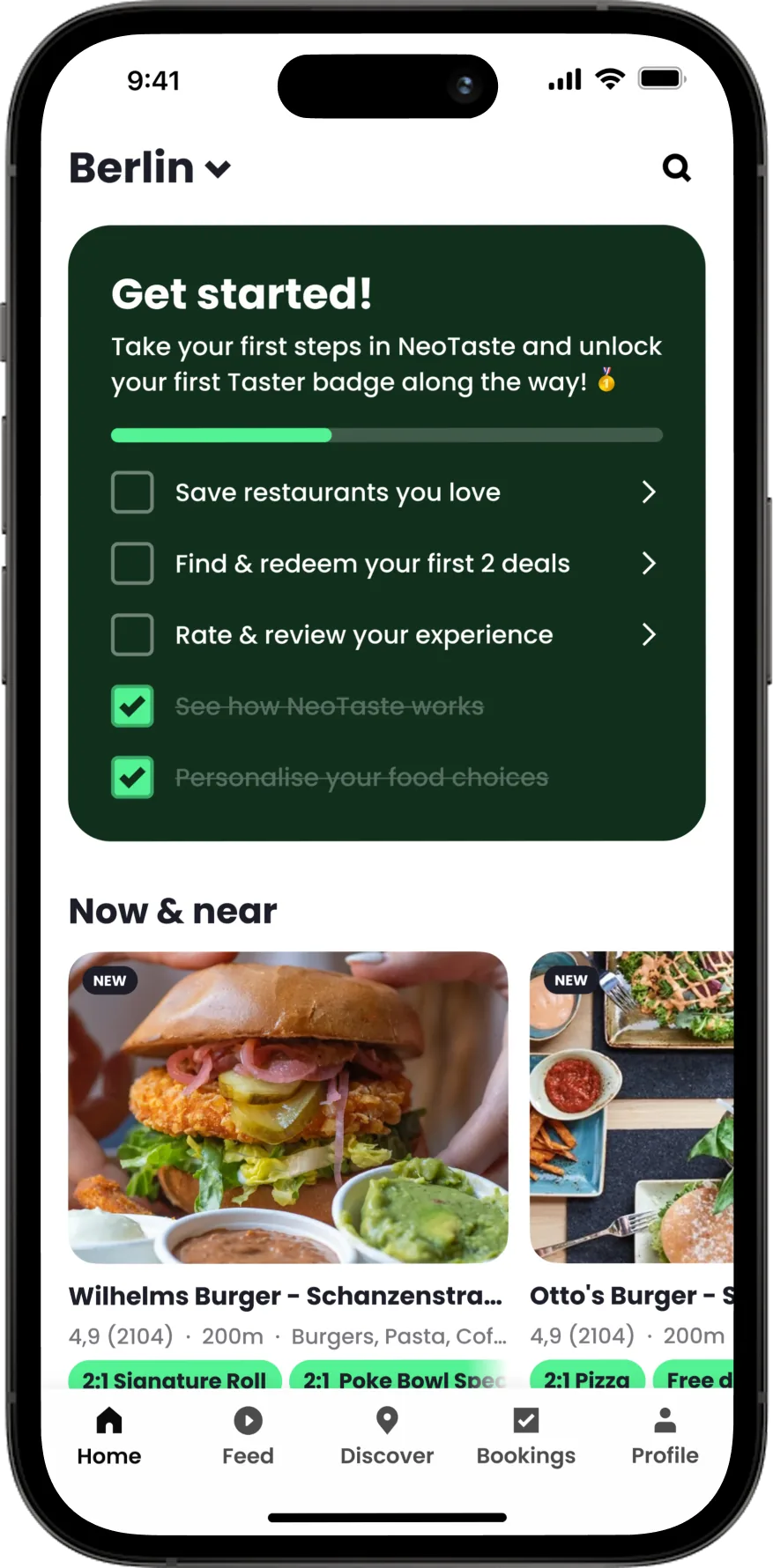 Quest screen - in progress